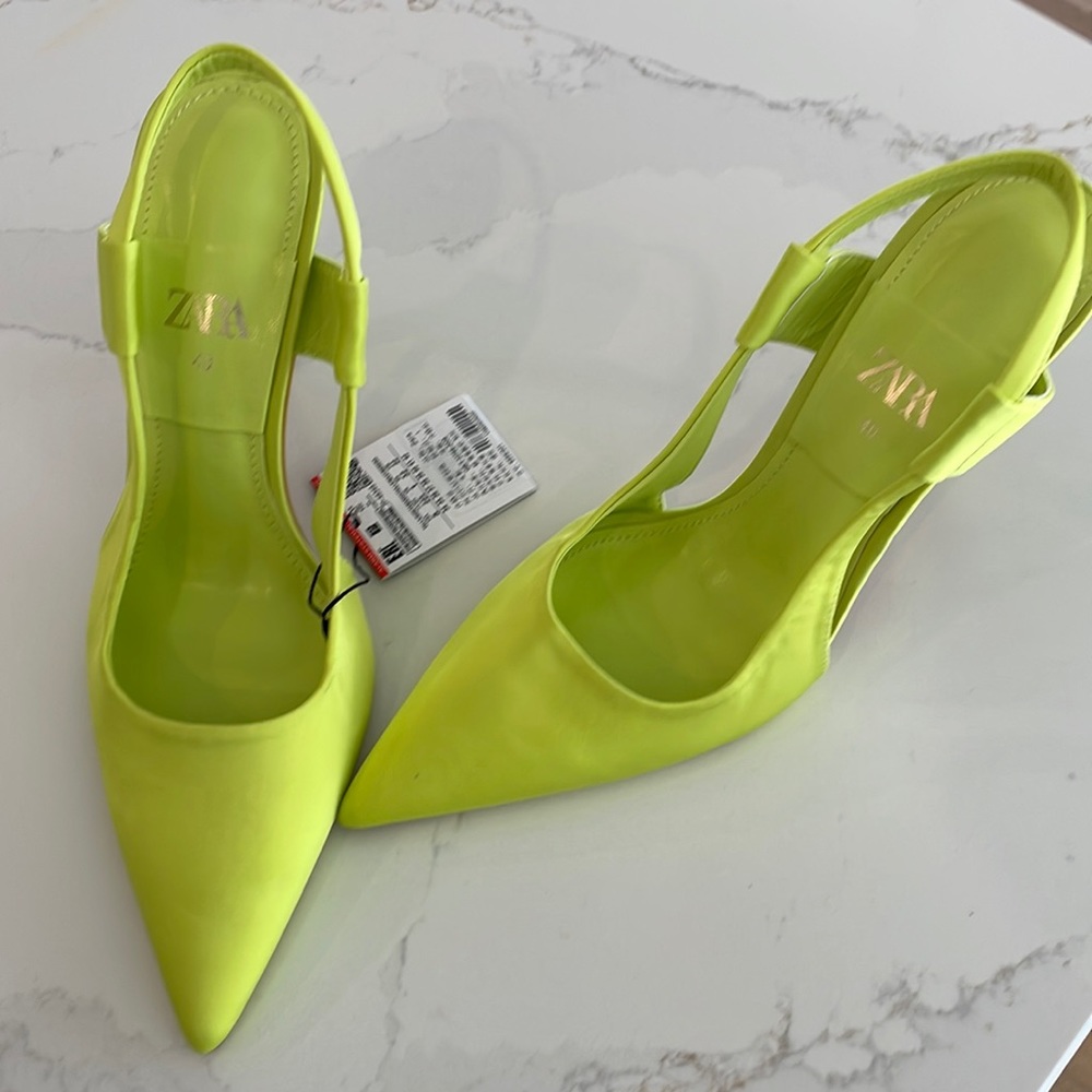 Zara lemon heels